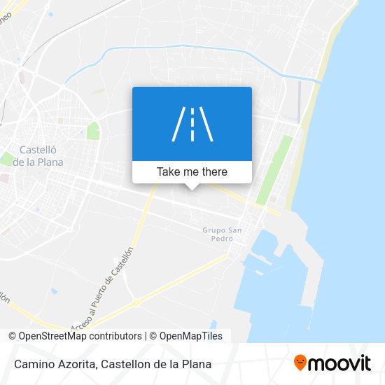 Camino Azorita map