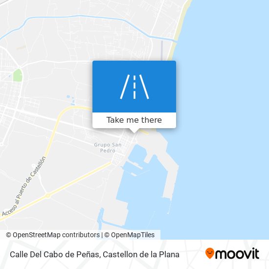 mapa Calle Del Cabo de Peñas