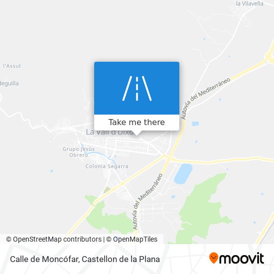 Calle de Moncófar map