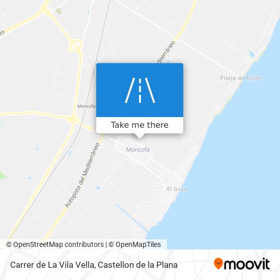 mapa Carrer de La Vila Vella