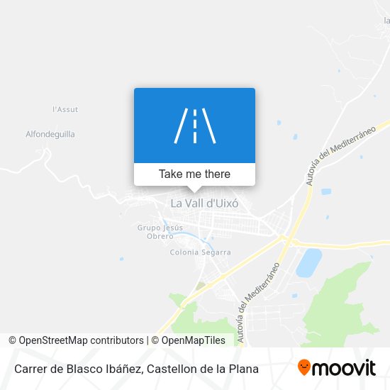 Carrer de Blasco Ibáñez map