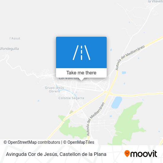 Avinguda Cor de Jesús map