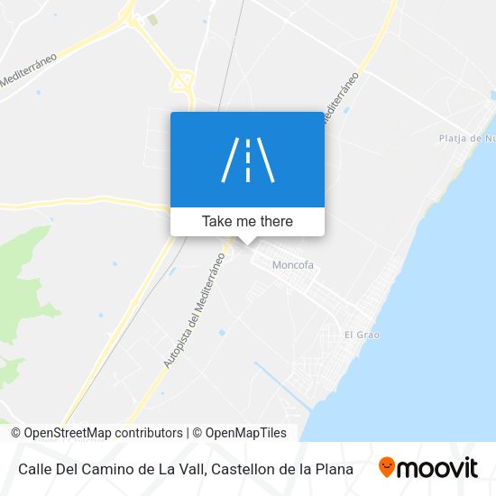 Calle Del Camino de La Vall map