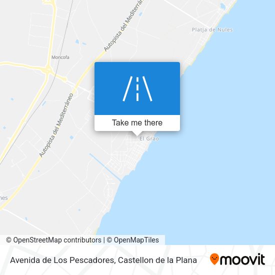 Avenida de Los Pescadores map