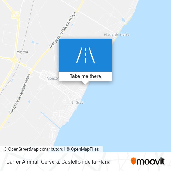 Carrer Almirall Cervera map