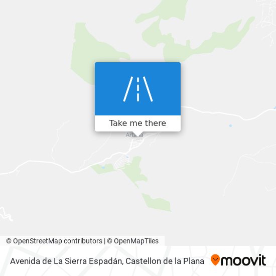 mapa Avenida de La Sierra Espadán