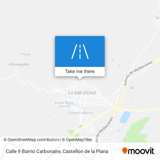 mapa Calle 9 Barrio Carbonaire