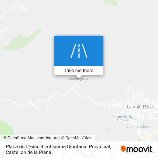 Plaça de L'Excel·Lentíssima Diputació Provincial map