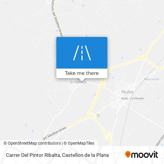 Carrer Del Pintor Ribalta map