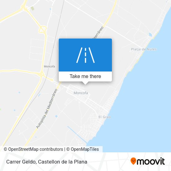 Carrer Geldo map