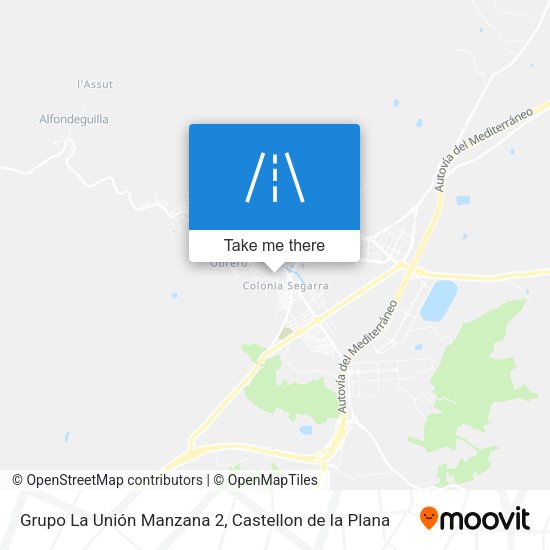 Grupo La Unión Manzana 2 map