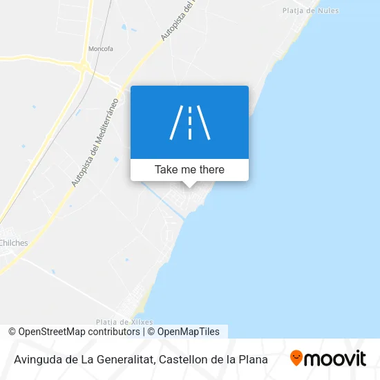 Avinguda de La Generalitat map