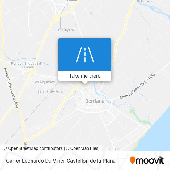 Carrer Leonardo Da Vinci map