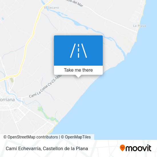 Camí Echevarría map