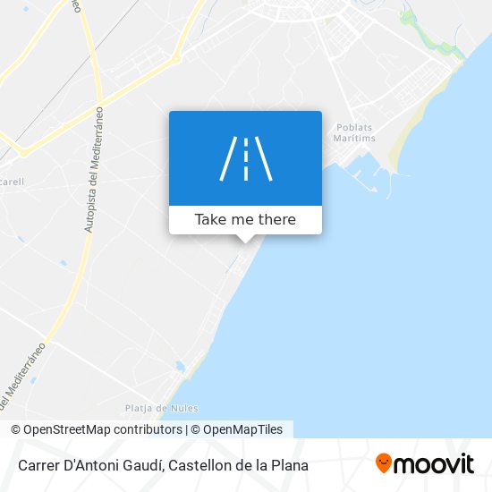 Carrer D'Antoni Gaudí map