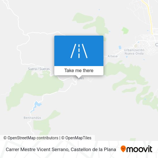 Carrer Mestre Vicent Serrano map