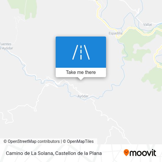 Camino de La Solana map
