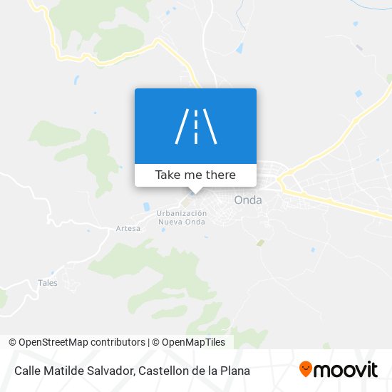 mapa Calle Matilde Salvador