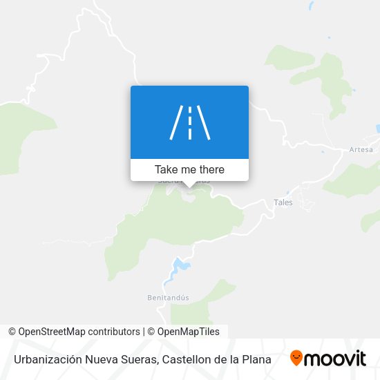 Urbanización Nueva Sueras map