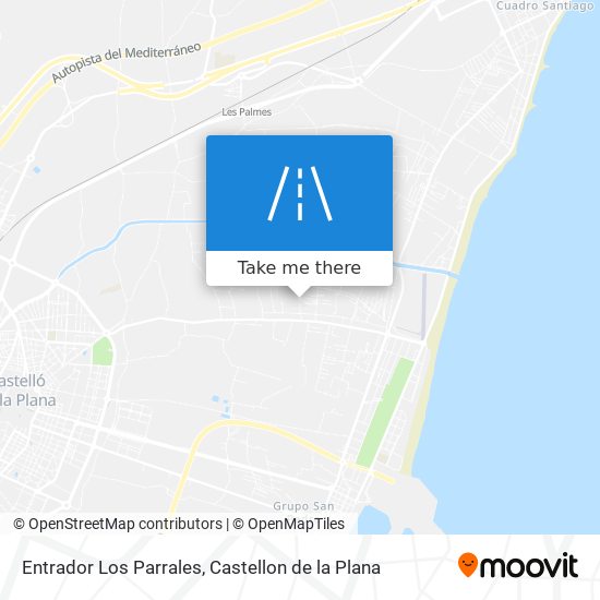 mapa Entrador Los Parrales