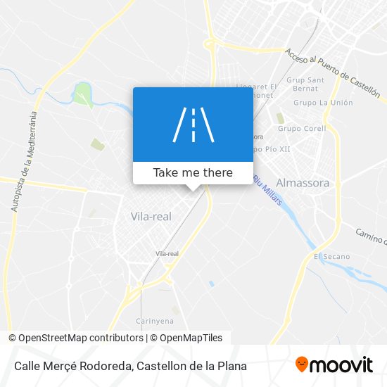 mapa Calle Merçé Rodoreda