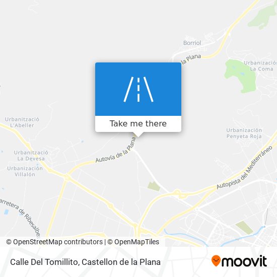 mapa Calle Del Tomillito