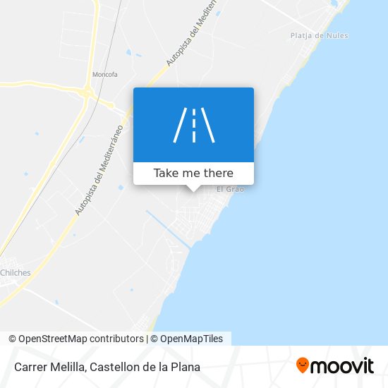 Carrer Melilla map