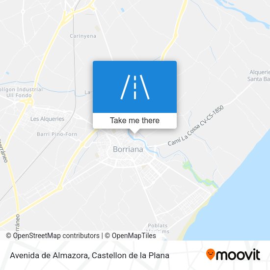 Avenida de Almazora map