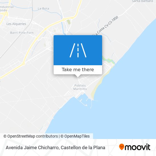 mapa Avenida Jaime Chicharro