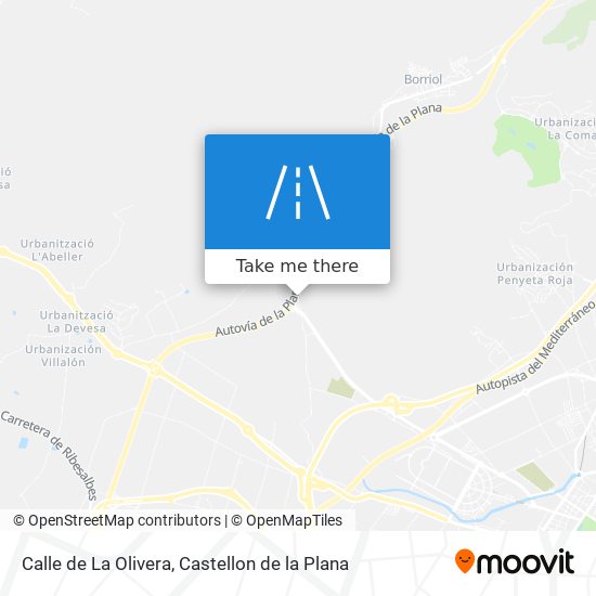 mapa Calle de La Olivera