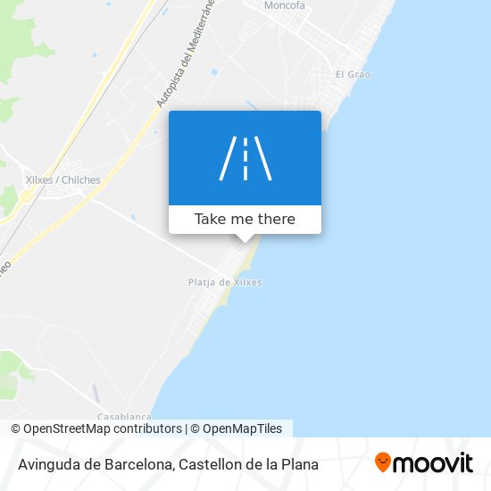 mapa Avinguda de Barcelona