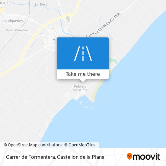 mapa Carrer de Formentera