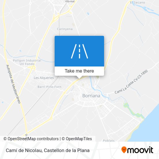 Camí de Nicolau map