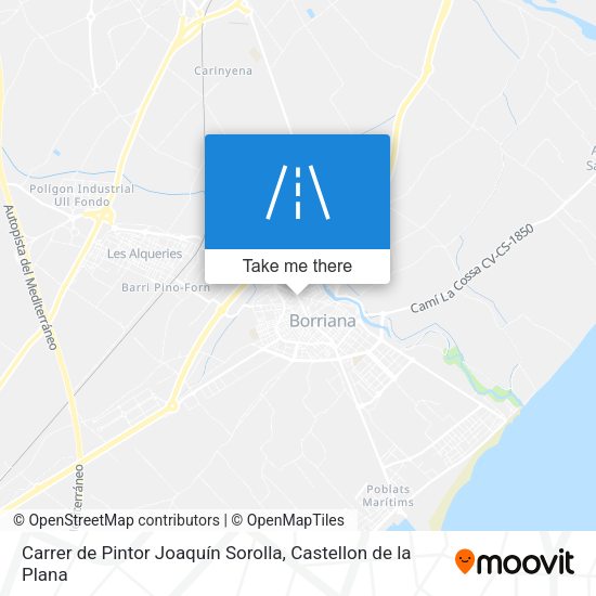 Carrer de Pintor Joaquín Sorolla map