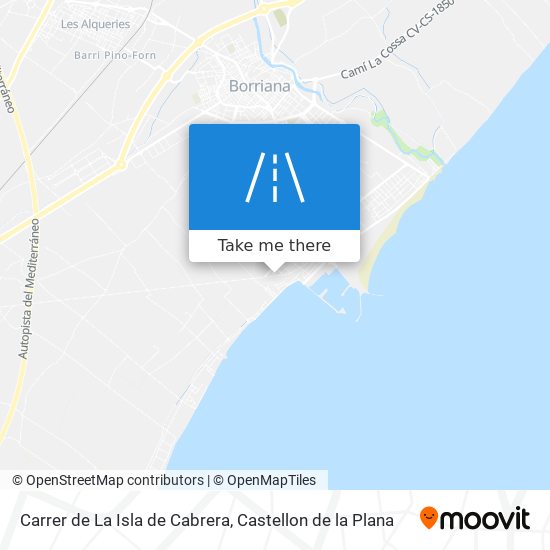 Carrer  de La Isla de Cabrera map