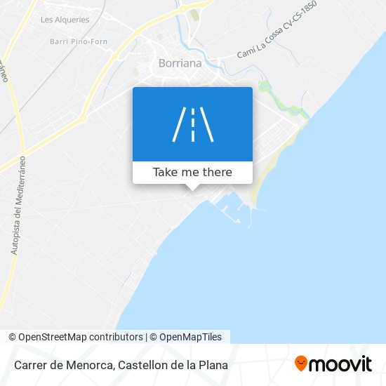 Carrer de Menorca map