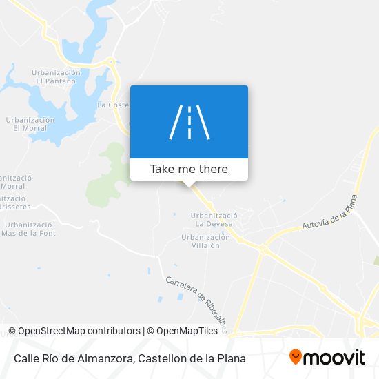 mapa Calle Río de Almanzora