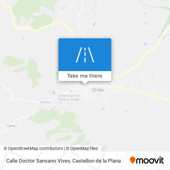 Calle Doctor Sansano Vives map