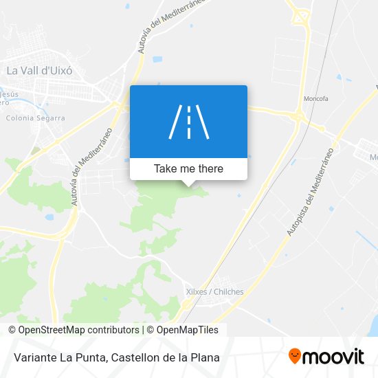 Variante La Punta map