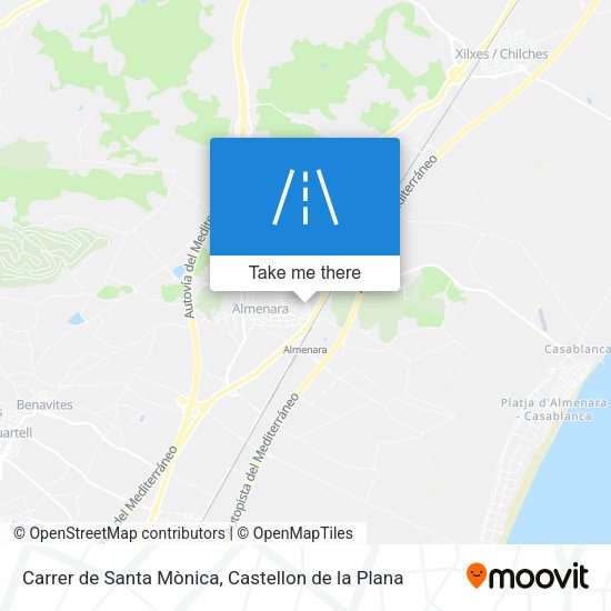 Carrer de Santa Mònica map