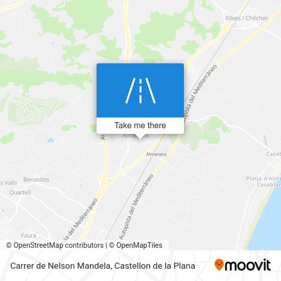 Carrer de Nelson Mandela map