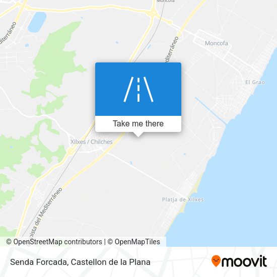 Senda Forcada map