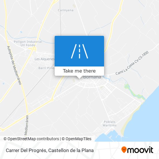 Carrer Del Progrés map