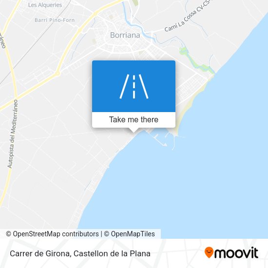 Carrer de Girona map