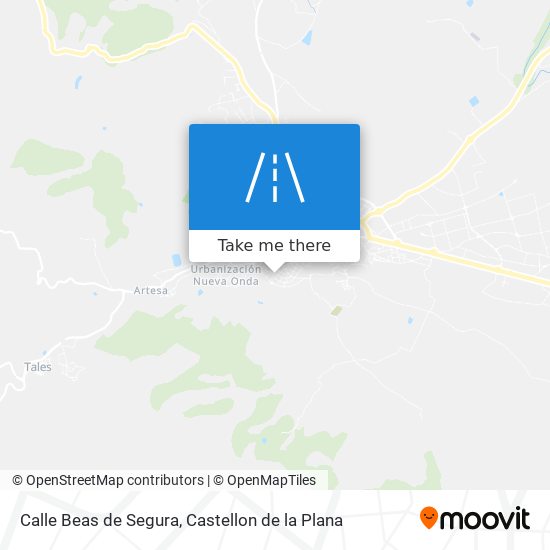 mapa Calle Beas de Segura