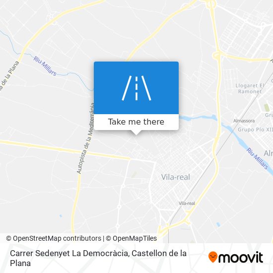 Carrer Sedenyet La Democràcia map