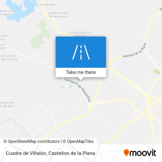 Cuadra de Villalón map