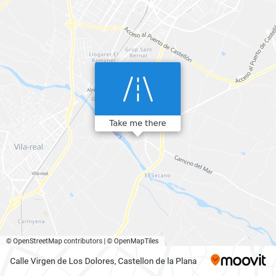 mapa Calle Virgen de Los Dolores