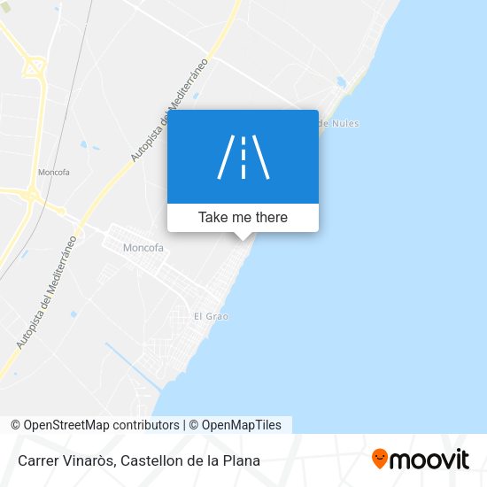 Carrer Vinaròs map