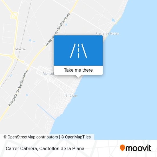 Carrer Cabrera map